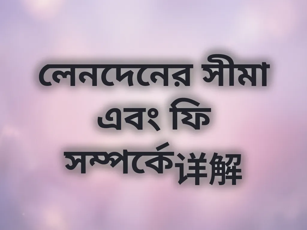 লেনদেনের সীমা